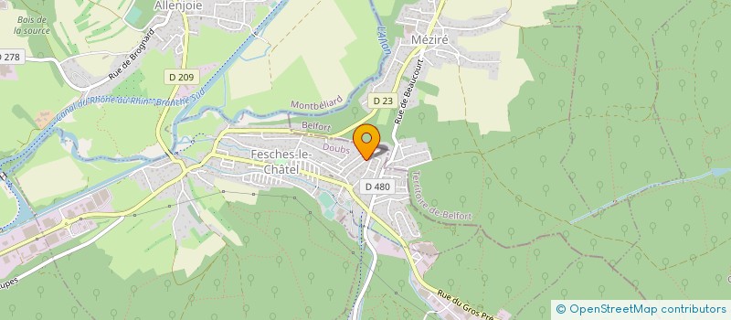 localisation de l'entreprise 911 051 829   BADEVEL