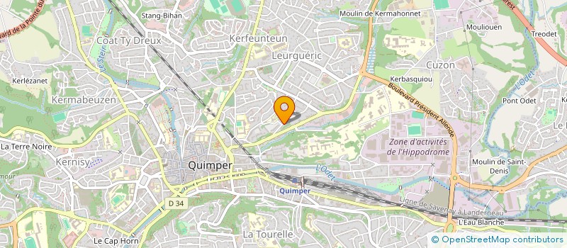 localisation de l'entreprise 911 067 700  à QUIMPER