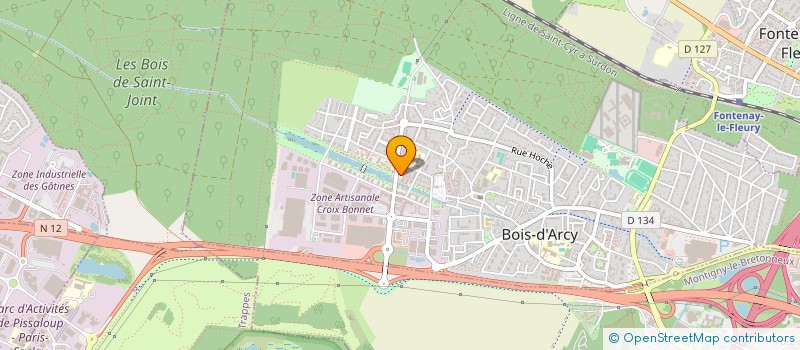 localisation de l'entreprise 911 077 865   BOIS-D'ARCY