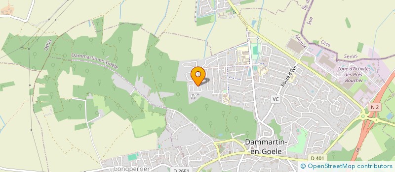 localisation de l'entreprise 911 097 913   DAMMARTIN-EN-GOELE