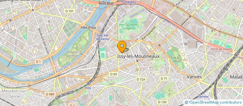 localisation de l'entreprise 911 104 222  à ISSY-LES-MOULINEAUX