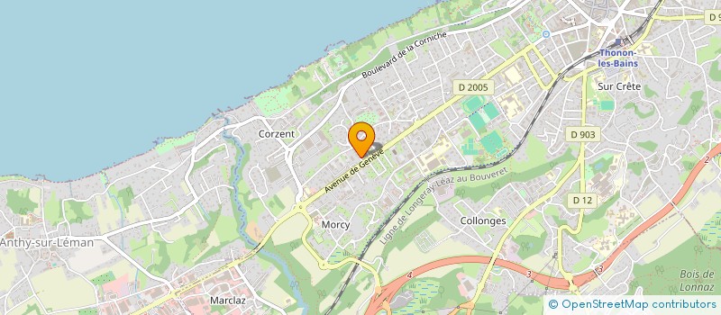 localisation de l'entreprise 911 118 099  à THONON-LES-BAINS