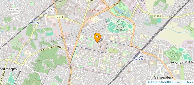 localisation de l'entreprise 911 123 222 à SARCELLES