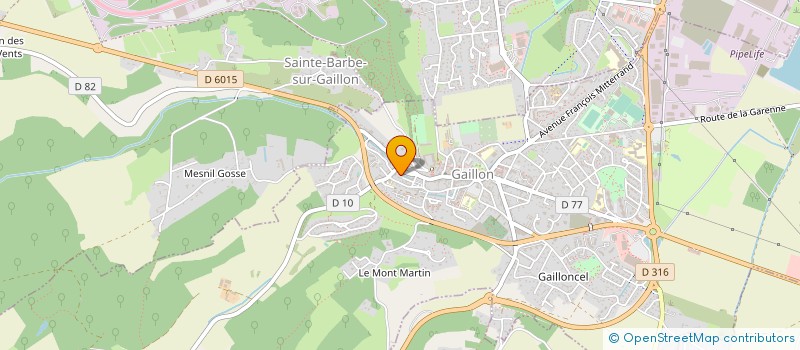 localisation de l'entreprise 911 127 629   GAILLON