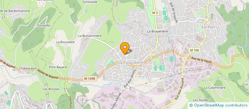 localisation de l'entreprise 911 137 412   LA TALAUDIERE