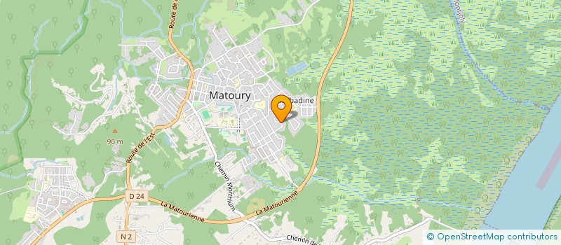 localisation de l'entreprise 911 157 444   MATOURY