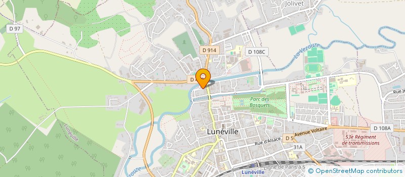 localisation de l'entreprise 911 191 393   LUNEVILLE