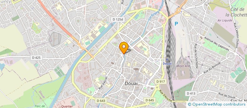 localisation de l'entreprise 911 197 473   DOUAI