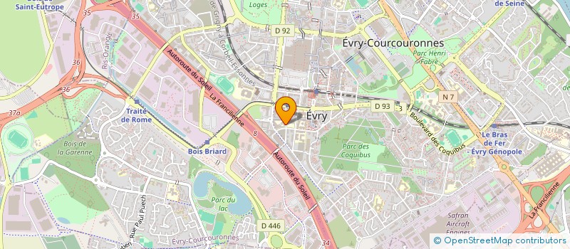 localisation de l'entreprise 911 203 370   CORBEIL-ESSONNES
