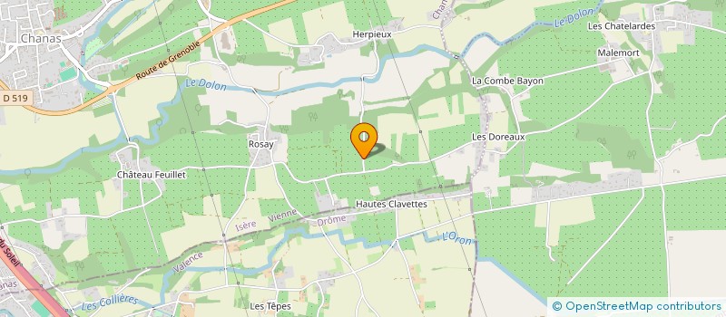 localisation de l'entreprise 911 225 696   CHANAS