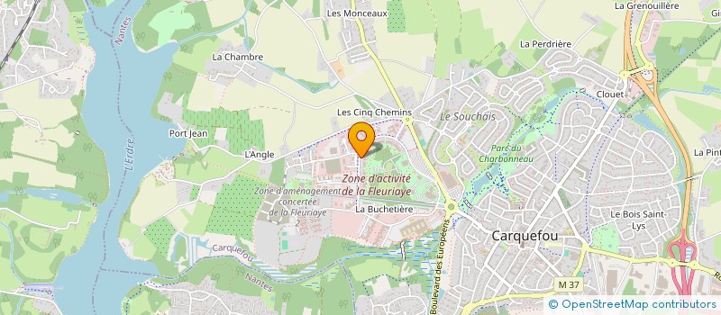 localisation de l'entreprise 911 226 660  à CARQUEFOU