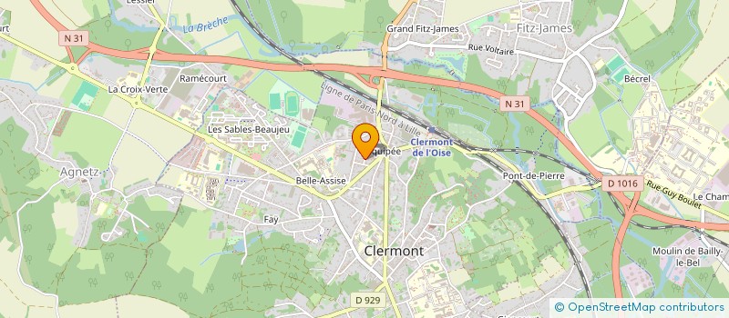 localisation de l'entreprise 911 229 003   CLERMONT