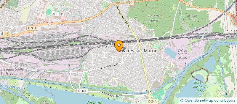 localisation de l'entreprise 911 232 866   VAIRES-SUR-MARNE