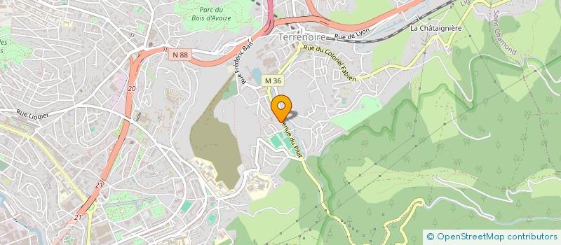 localisation de l'entreprise 911 266 955   RIVE-DE-GIER