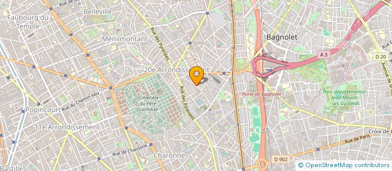 localisation de l'entreprise 911 268 100   PARIS