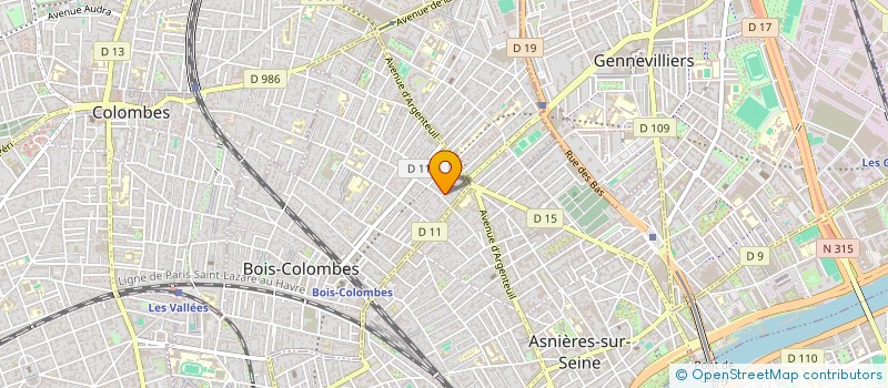 localisation de l'entreprise 911 280 220 à COLOMBES