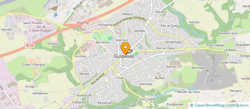 localisation de l'entreprise 911 282 499 à GUIPAVAS