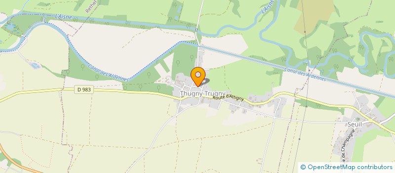 localisation de l'entreprise 911 317 147 à THUGNY-TRUGNY