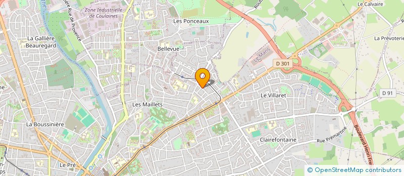 localisation de l'entreprise 911 326 296   LE MANS