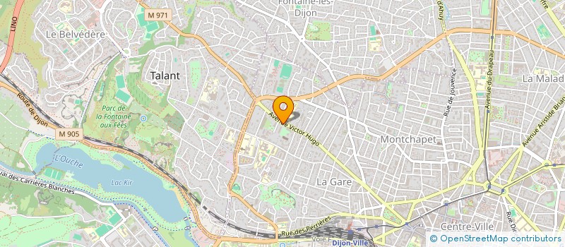 localisation de l'entreprise 911 332 153   DIJON