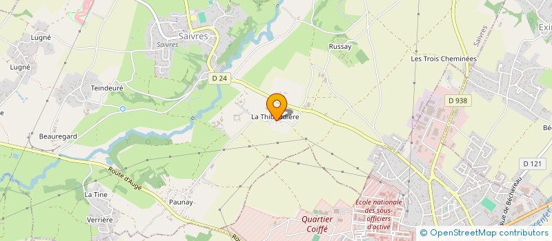 localisation de l'entreprise 911 343 713   SAIVRES