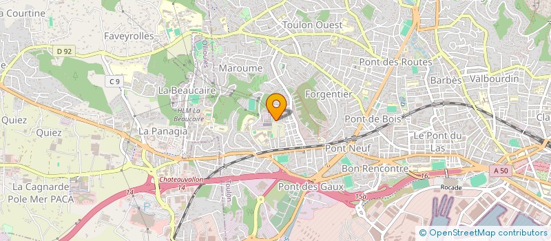 localisation de l'entreprise 911 360 923   TOULON