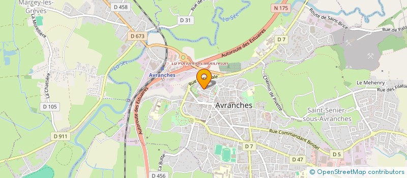 localisation de l'entreprise 911 370 567   AVRANCHES