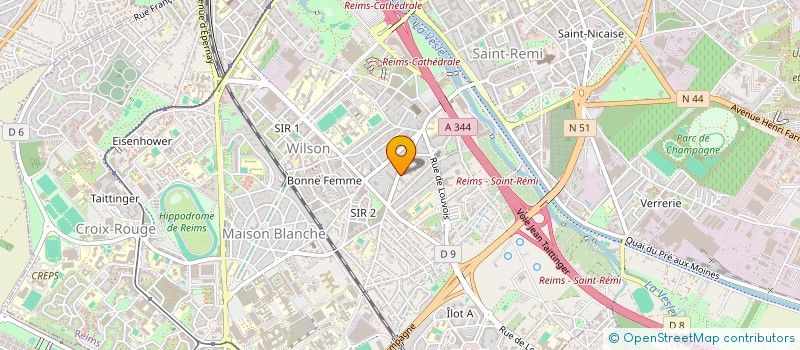 localisation de l'entreprise 911 384 881   REIMS