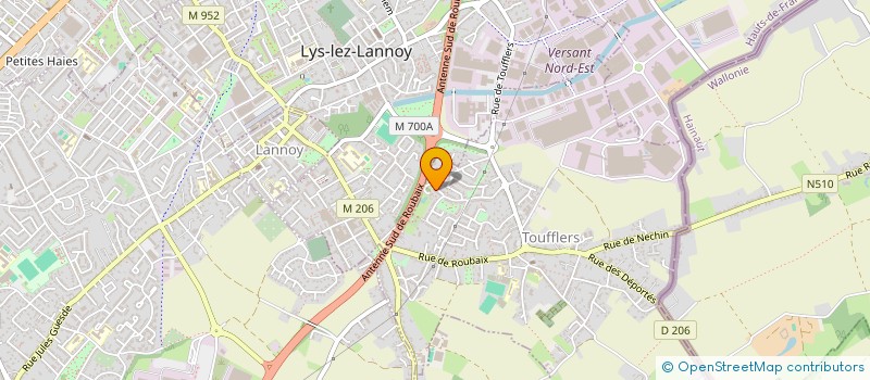 localisation de l'entreprise 911 390 458 à TOUFFLERS