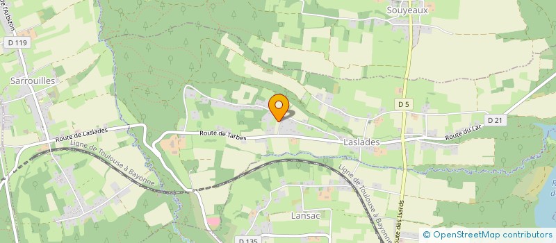 localisation de l'entreprise 911 396 919   LASLADES