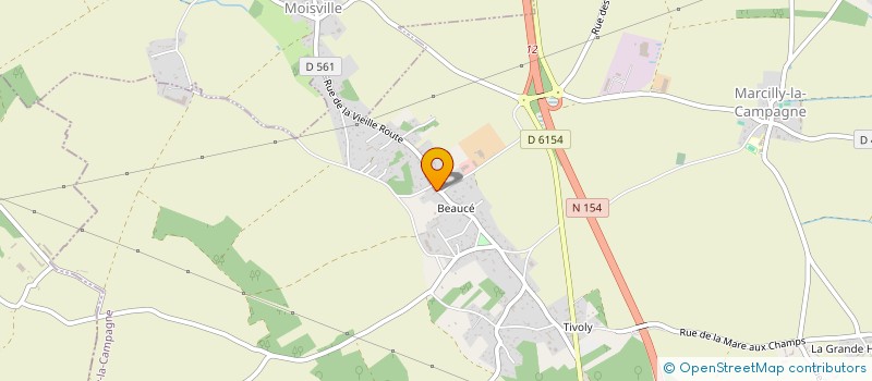 localisation de l'entreprise 911 430 502   MARCILLY-LA-CAMPAGNE