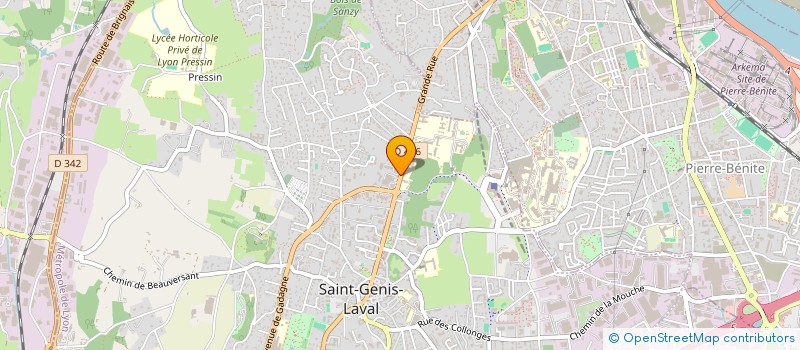 localisation de l'entreprise 911 432 631 à SAINT-GENIS-LAVAL
