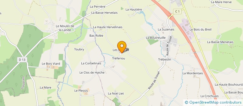 localisation de l'entreprise 911 435 949   SAINT-DOMINEUC