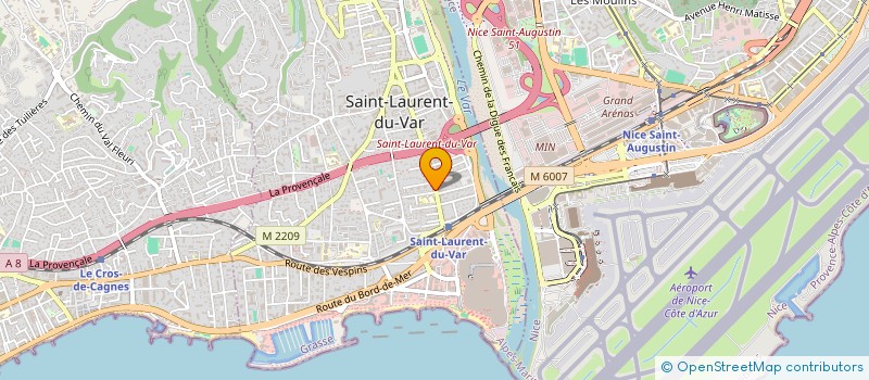 localisation de l'entreprise 911 446 425 à NICE