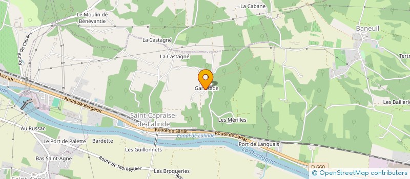 localisation de l'entreprise 911 448 181   SAINT-CAPRAISE-DE-LALINDE