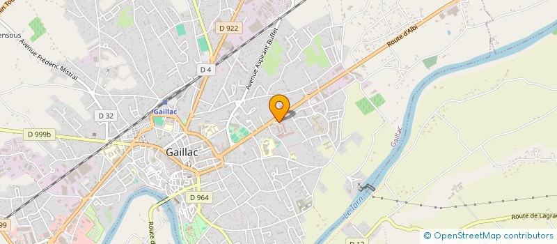 localisation de l'entreprise 911 449 171   GAILLAC