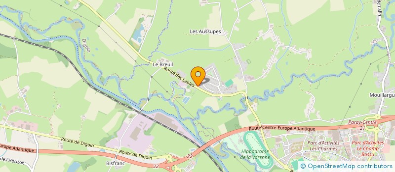 localisation de l'entreprise 911 486 843   PARAY-LE-MONIAL