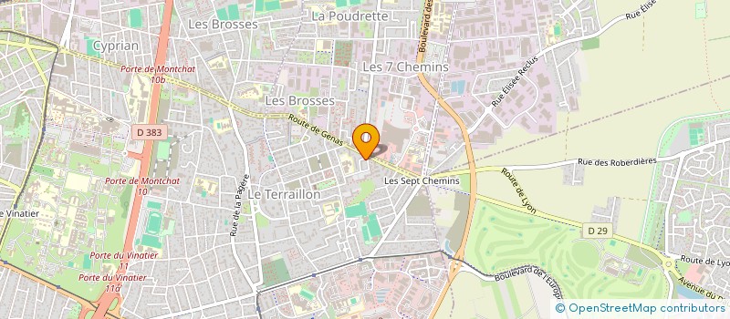 localisation de l'entreprise 911 501 518   BRON