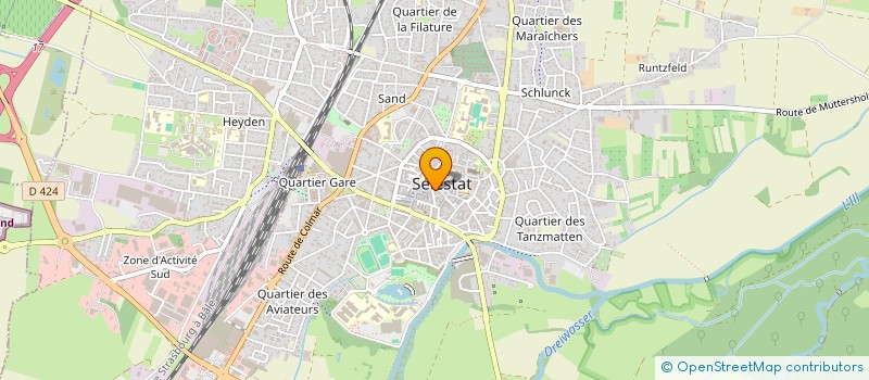 localisation de l'entreprise 911 512 820   SELESTAT