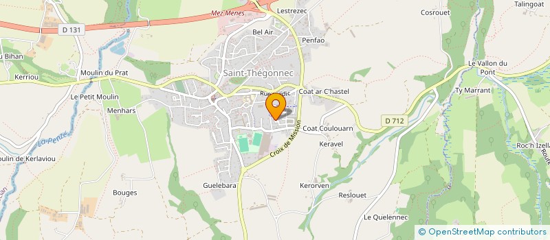 localisation de l'entreprise 911 521 938   SAINT-THEGONNEC LOC-EGUINER