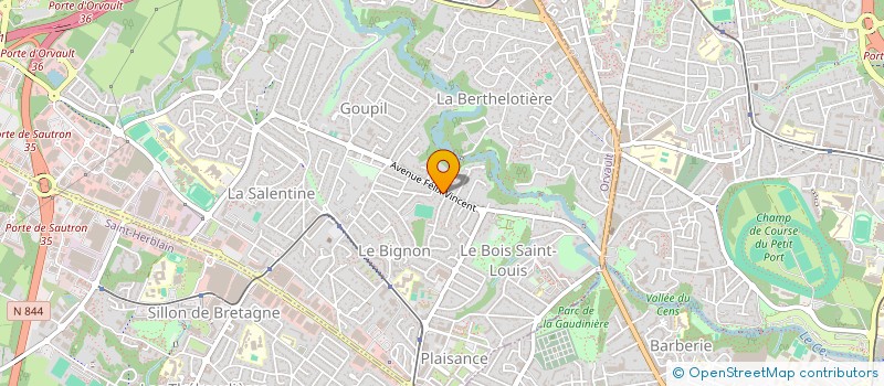 localisation de l'entreprise 911 560 753 à ORVAULT