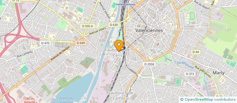 localisation de l'entreprise 911 577 534 à VALENCIENNES