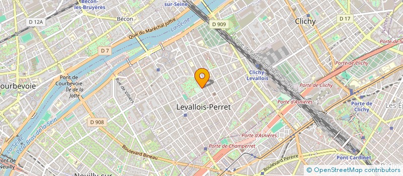 localisation de l'entreprise 911 595 783 à LEVALLOIS-PERRET