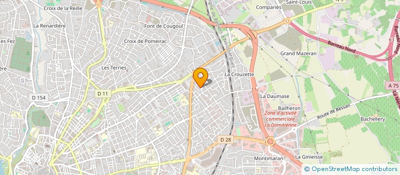 localisation de l'entreprise 911 597 532   BEZIERS