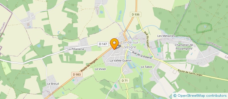 localisation de l'entreprise 911 608 693   CONDE-SUR-VESGRE