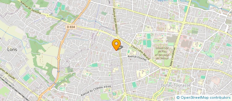 localisation de l'entreprise 911 624 476  à PAU