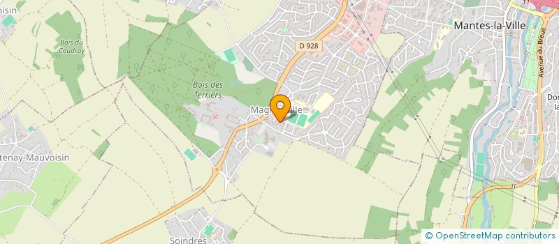 localisation de l'entreprise 911 634 970   MAGNANVILLE