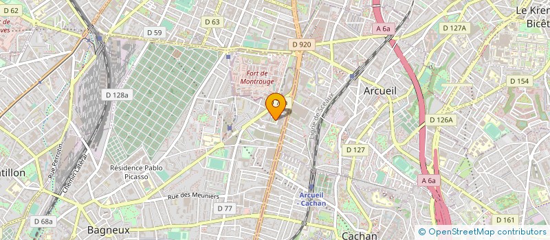 localisation de l'entreprise 911 686 616  à ANTONY