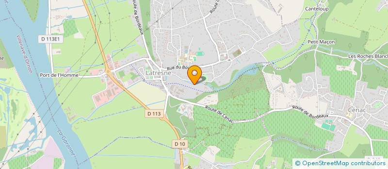 localisation de l'entreprise 911 711 737   LATRESNE