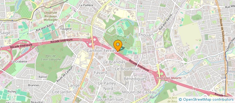 localisation de l'entreprise 911 734 929   GRADIGNAN